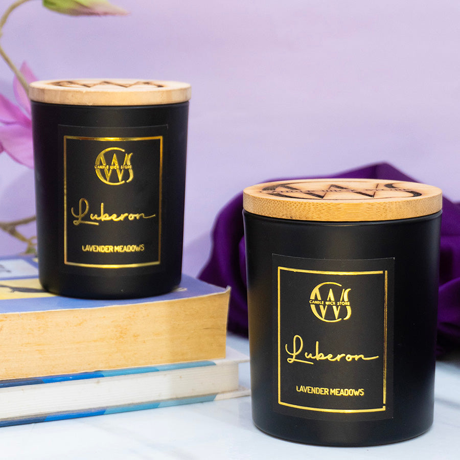 Candle Wick Store Luberon Candle with Lavender Meadows Scent