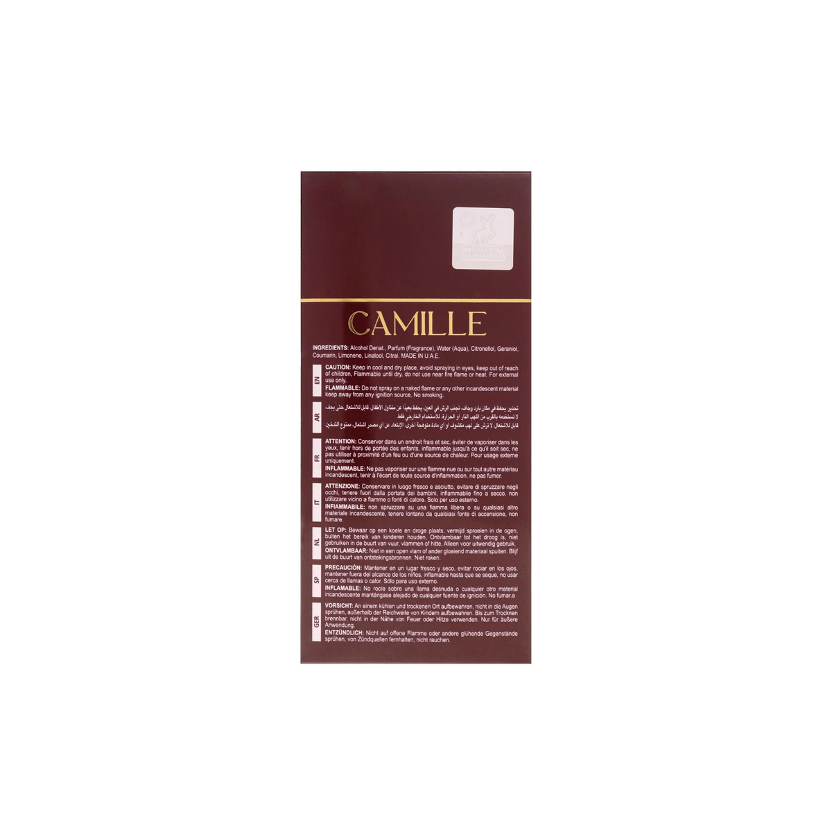 Maison Alhambra Camille Eau De Parfum For Women