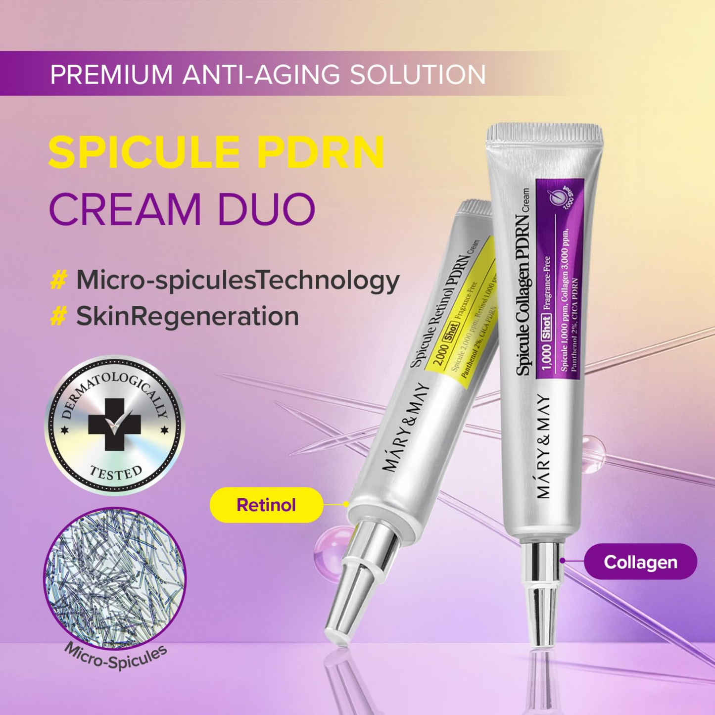 Mary&May Spicule PDRN Cream Duo Set