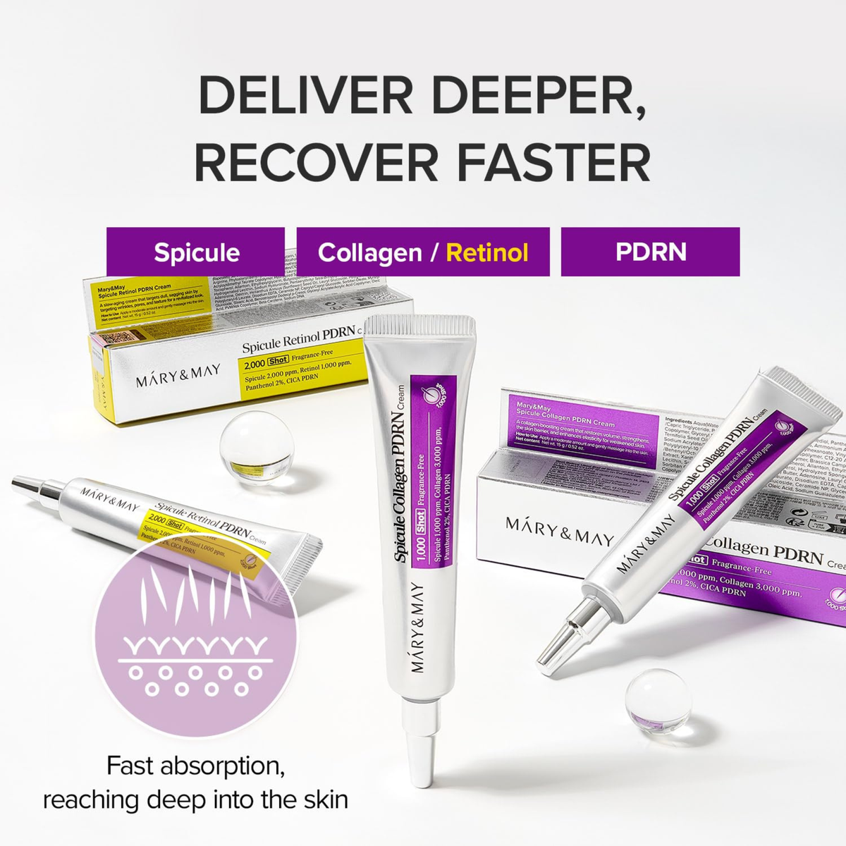 Mary&May Spicule PDRN Cream Duo Set