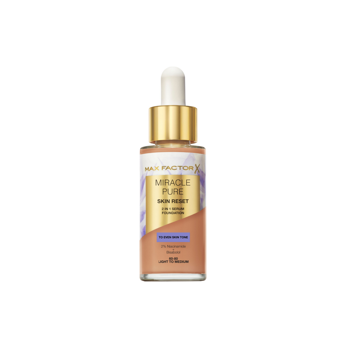 Max Factor Miracle Pure Skin Reset 2 in 1 Serum Foundation 30ml