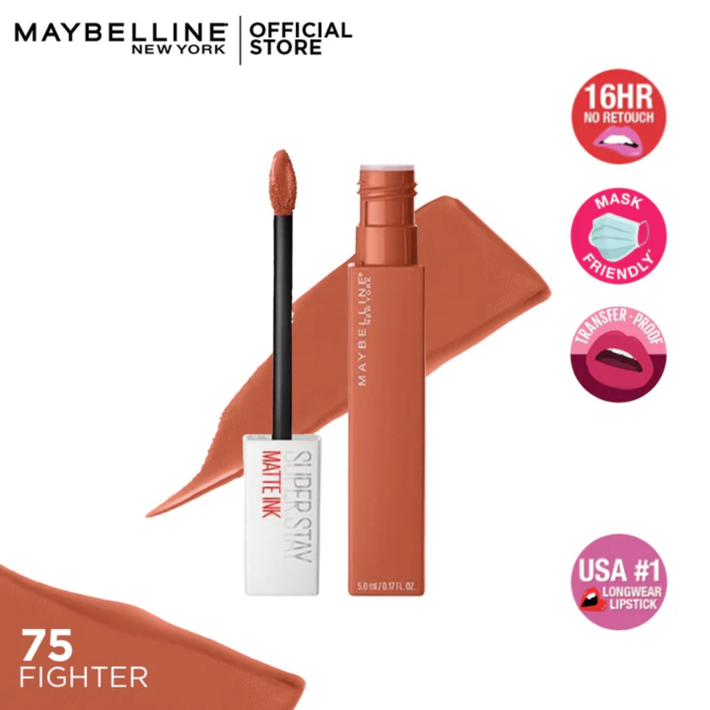 Maybelline Super Stay Matte Ink Liquid Lipstick 5ml