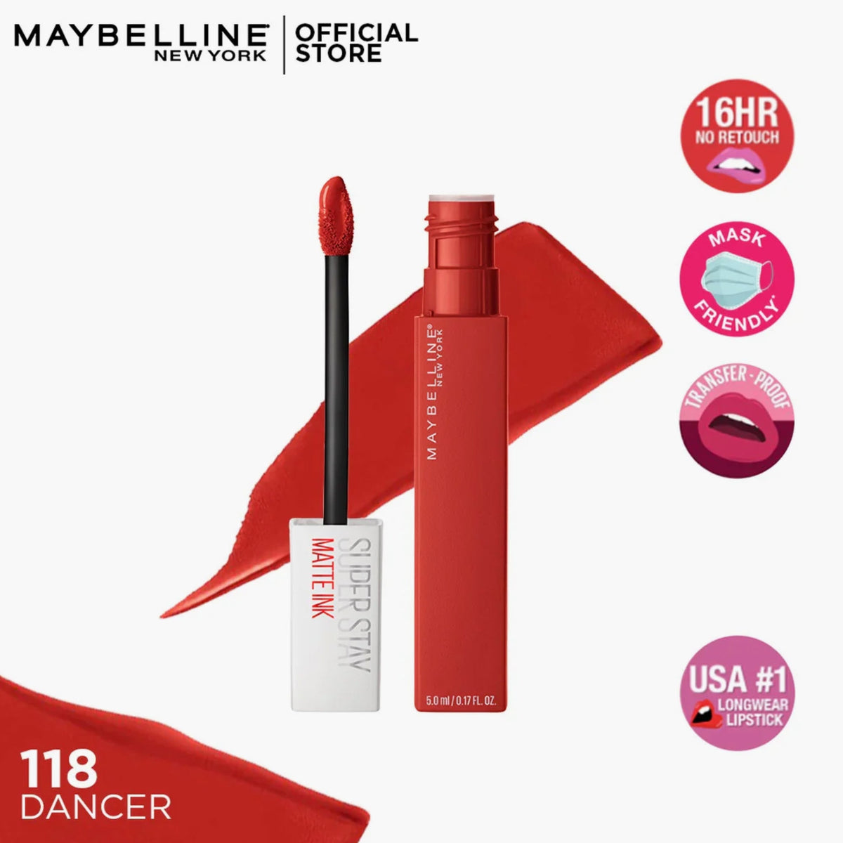 Maybelline Super Stay Matte Ink Liquid Lipstick 5ml