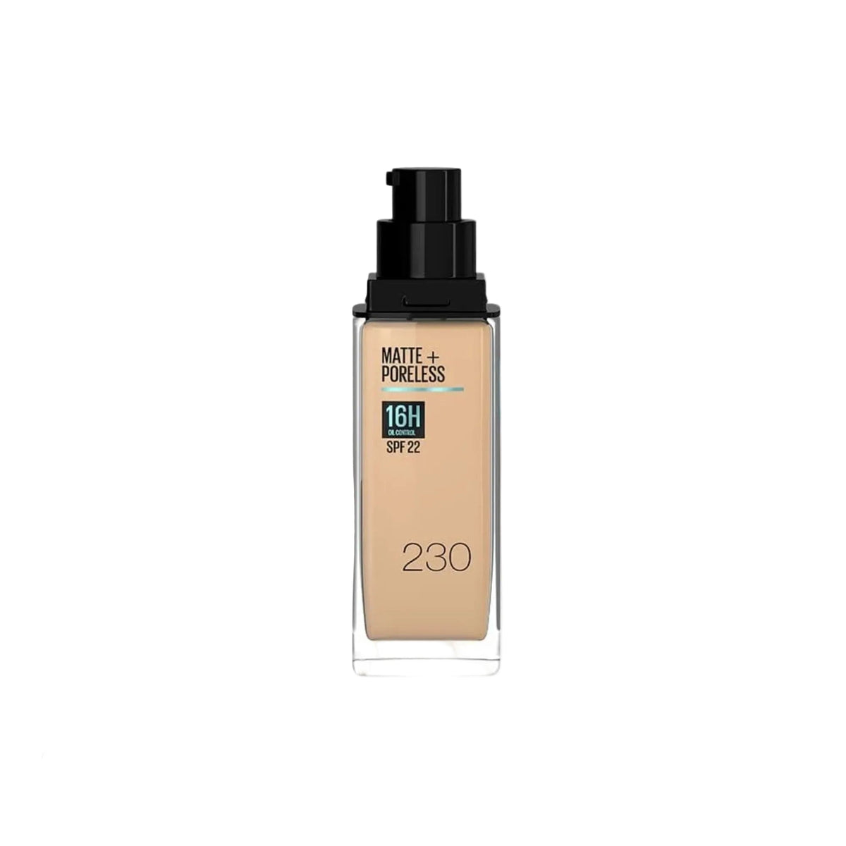 Maybelline Fit Me Matte+Poreless 16H Oil Control Liquid Foundation Normal to Oily Skin SPF 22 30ml