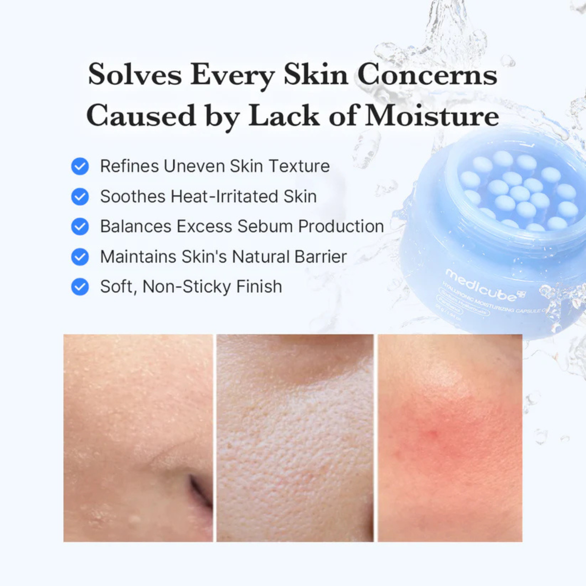Medicube Hyaluronic Moisturizing Capsule Cream 55gm