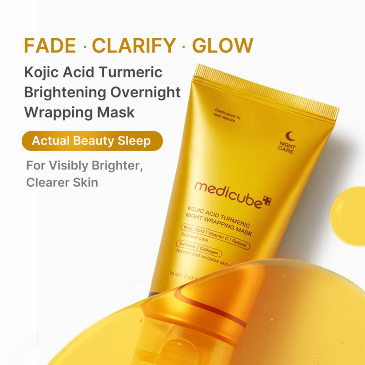 Medicube Kojic Acid Turmeric Night Wrapping Mask 75ml