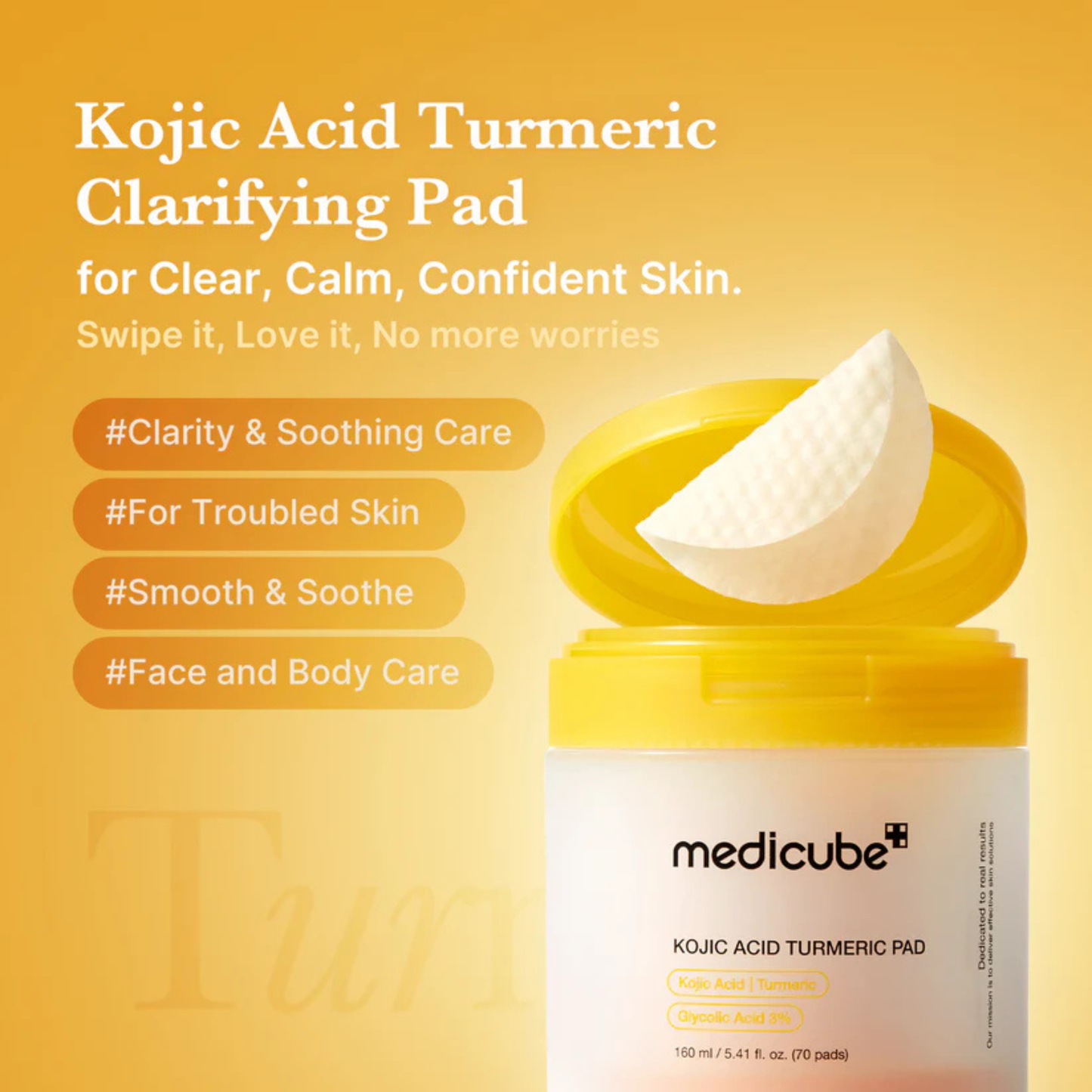 Medicube Kojic Acid Turmeric Pads 70 Pads