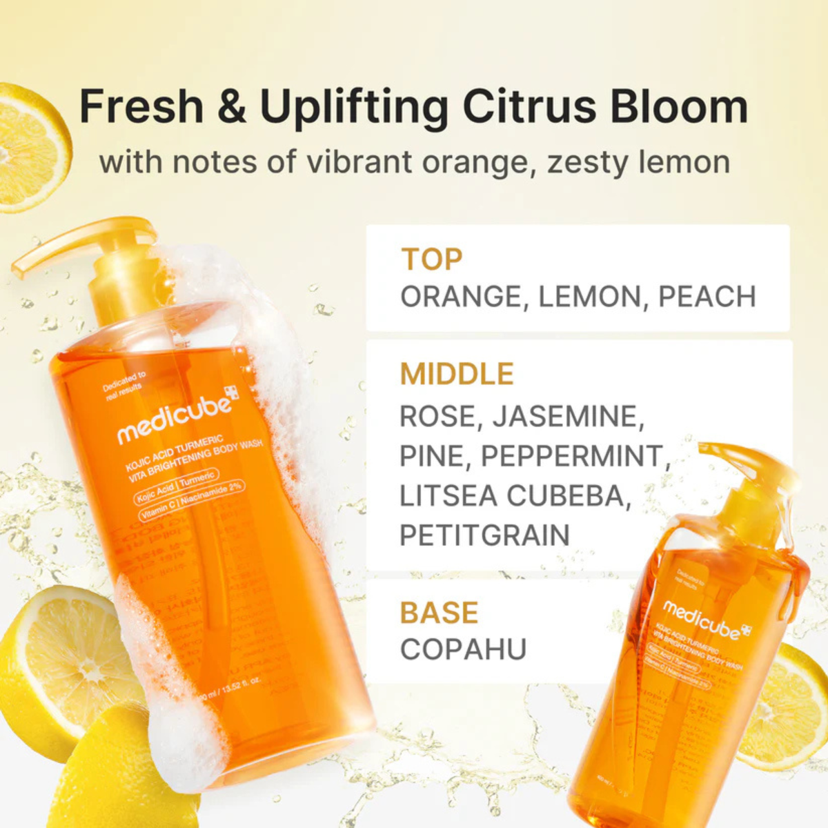 Medicube Kojic Acid Turmeric Vita Brightening Body Wash 400ml
