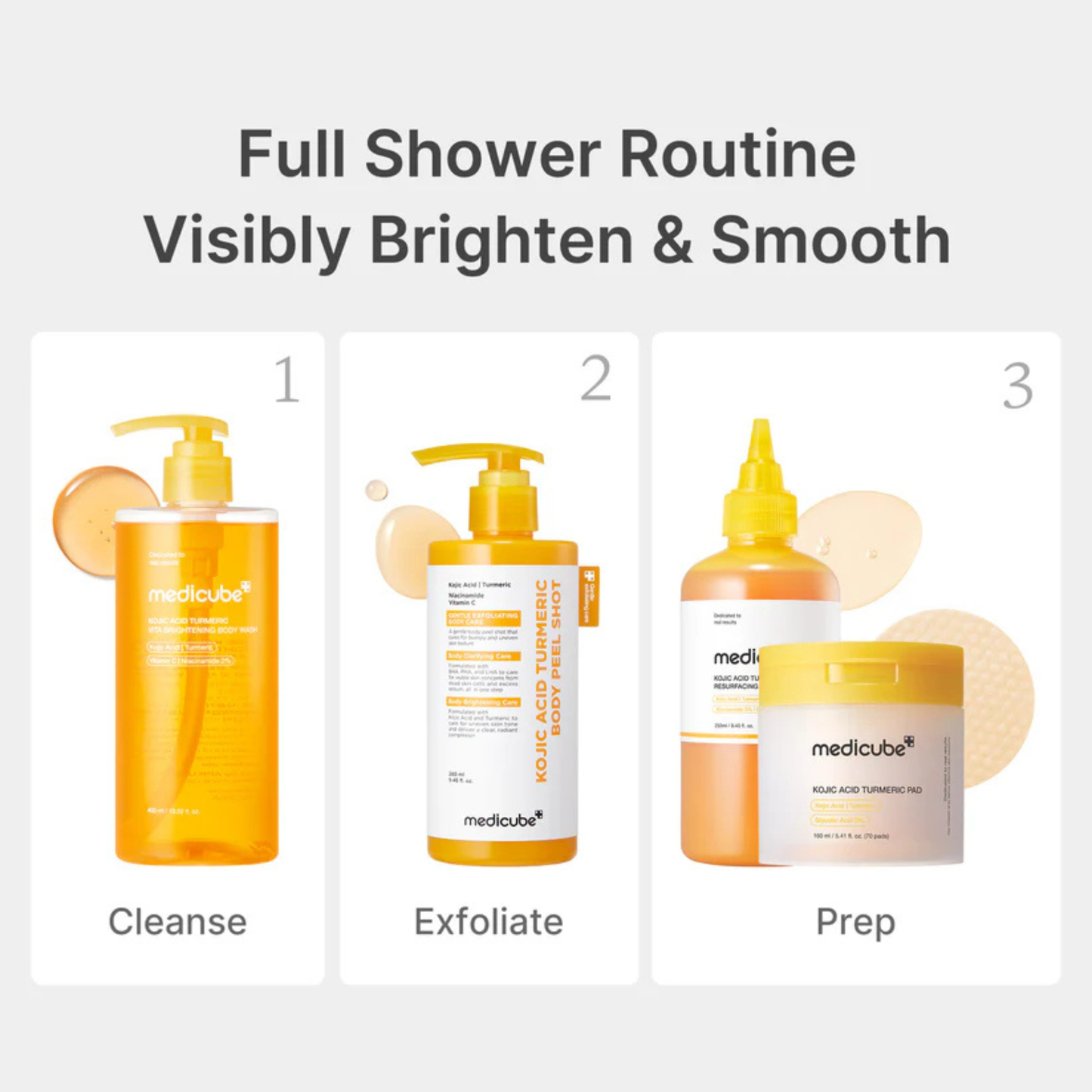 Medicube Kojic Acid Turmeric Vita Brightening Body Wash 400ml