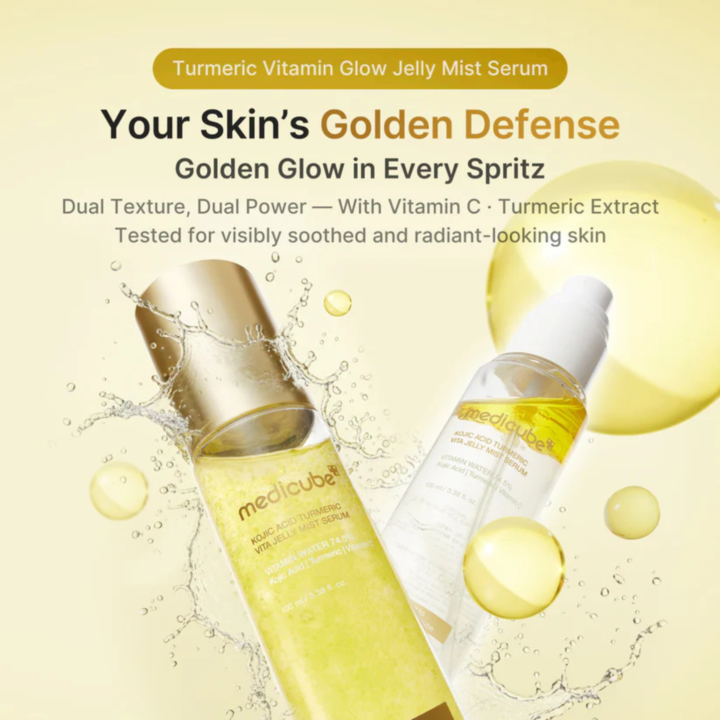 Medicube Kojic Acid Turmeric Vita Jelly Mist Serum 100ml
