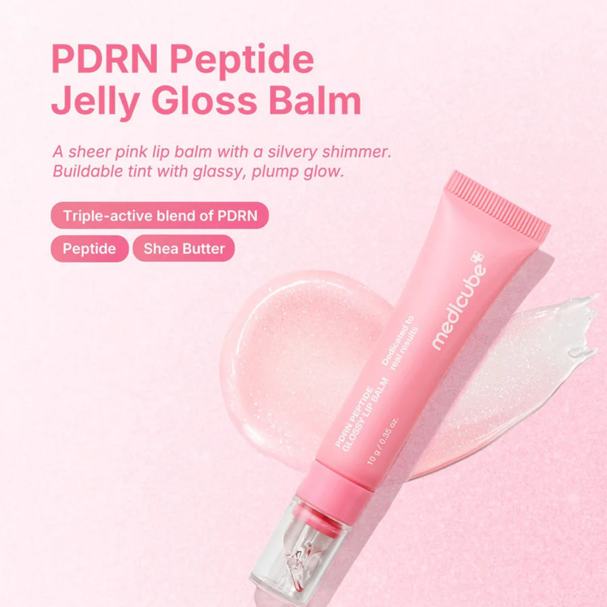 Medicube PDRN Peptide Glossy Lip Balm 10gm