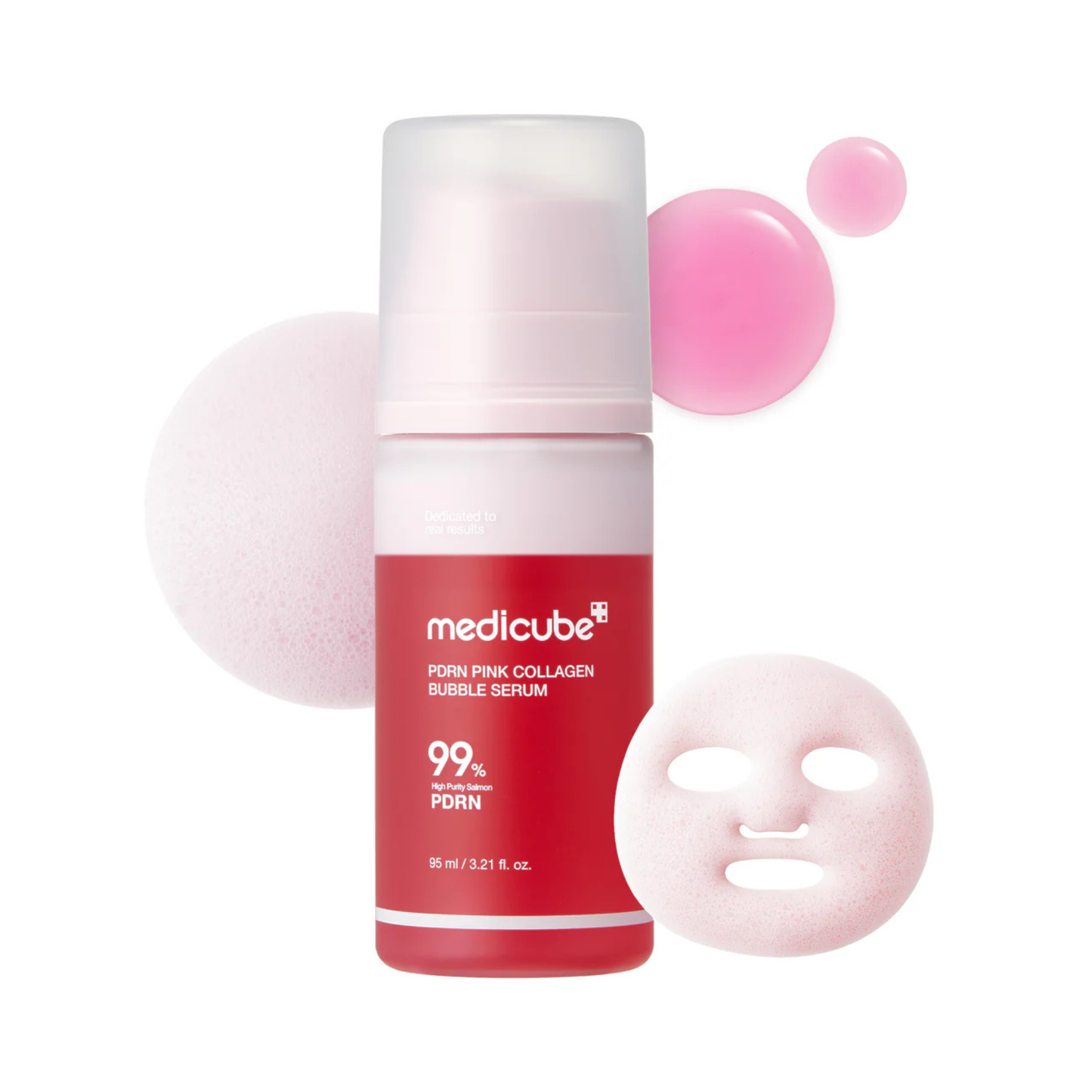 Medicube PDRN Pink Collagen Bubble Serum 95ml