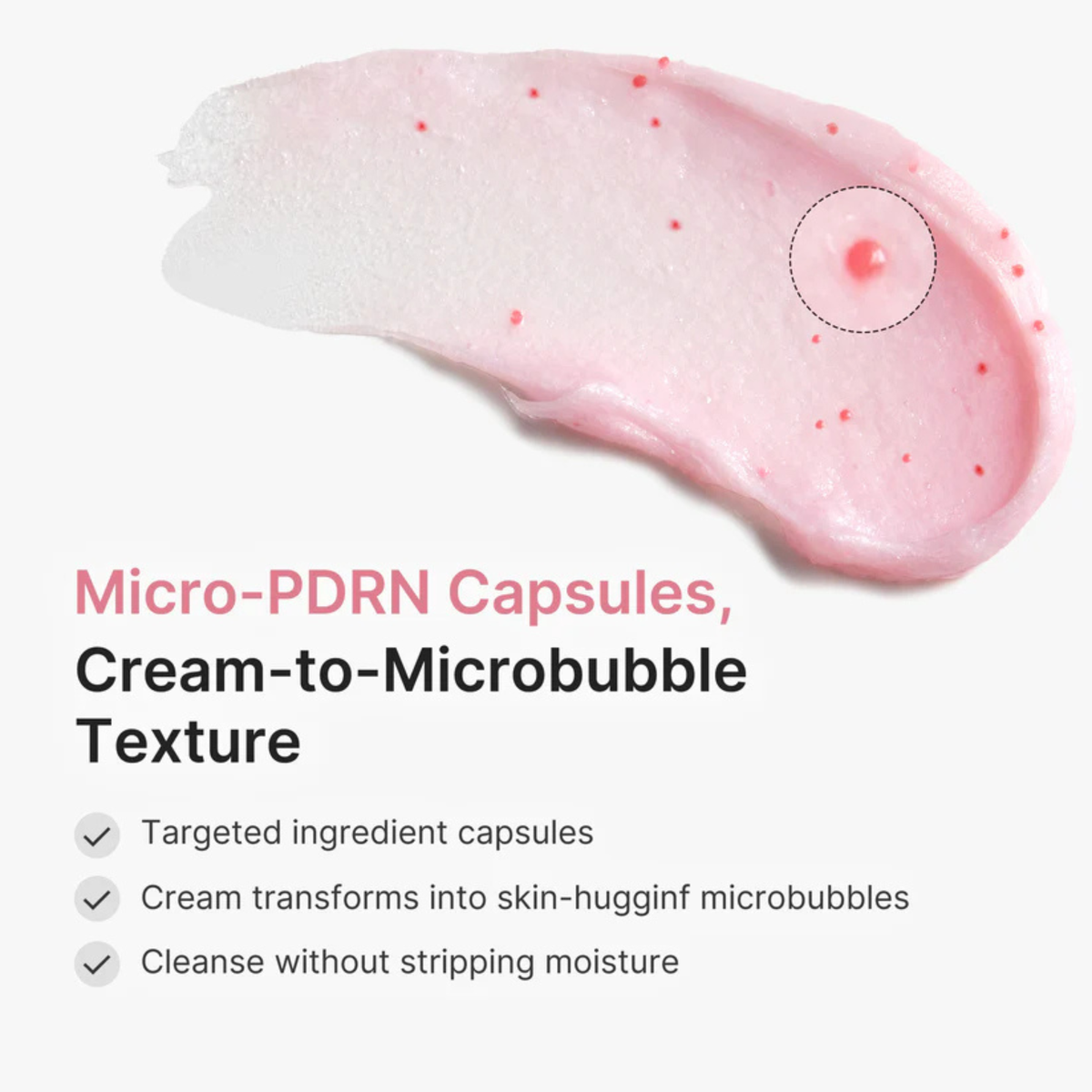 Medicube PDRN Pink Niacinamide Whip Cleanser 120gm