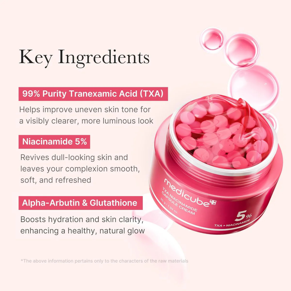 Medicube TXA Niacinamide Capsule Cream 55gm