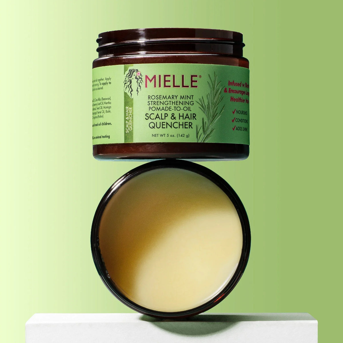 Mielle Rosemary Mint Strengthening Pomade-to-Oil Scalp & Hair Quencher 142gm