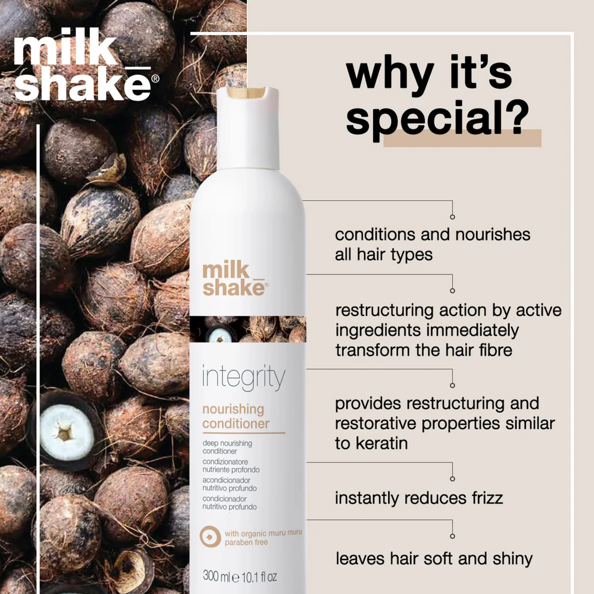 Milkshake New Integrity Nourishing Conditioner For Damaged Hair