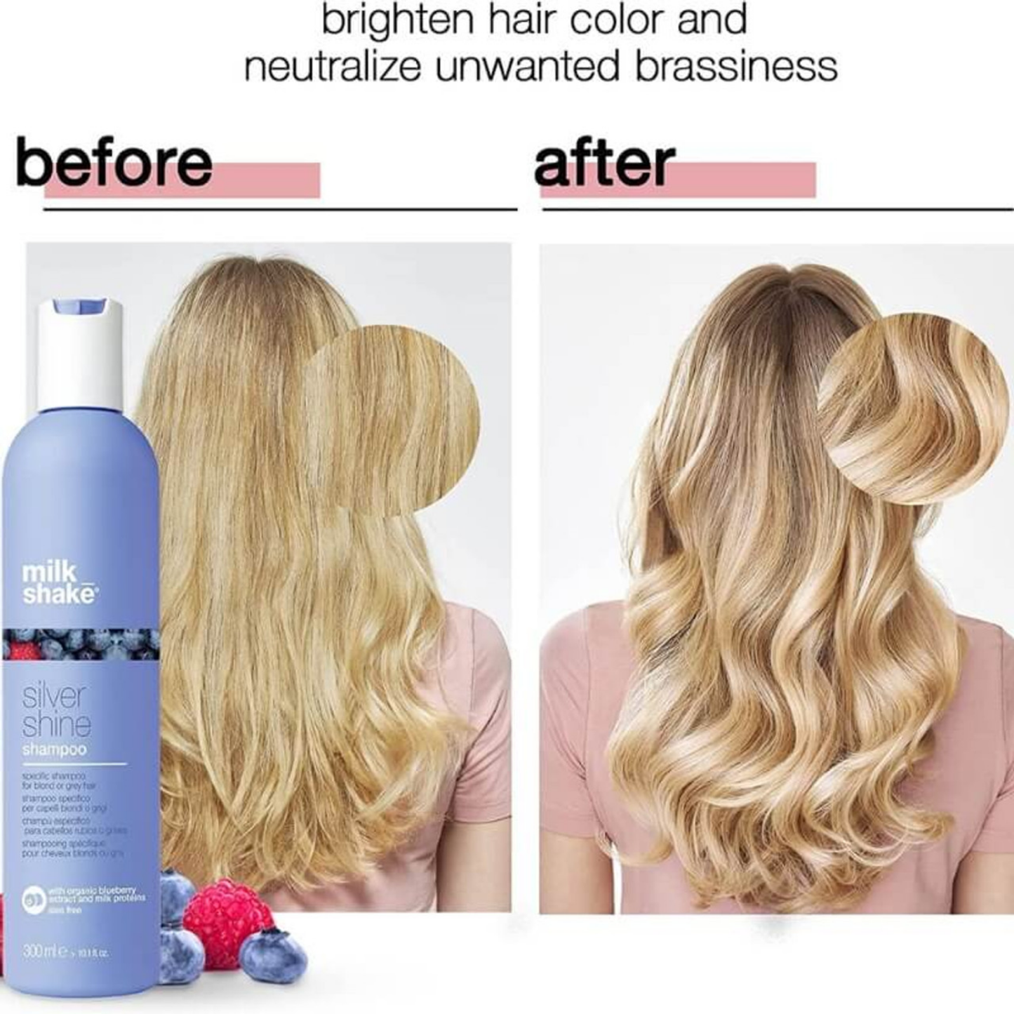 Milkshake Silver Shine Light Shampoo 300ml
