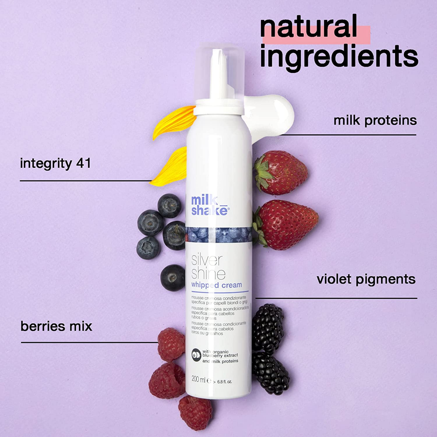 Milkshake Silver Shine Whipped Cream Conditioning Foam 200ml