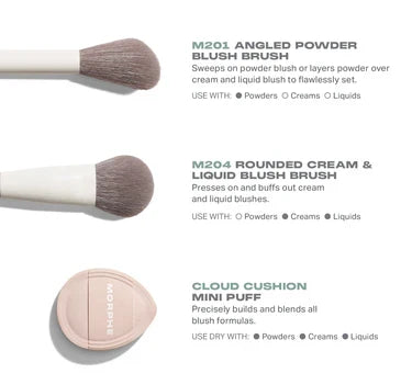 Morphe Blush Layering Tool Trio 3 Piece Set