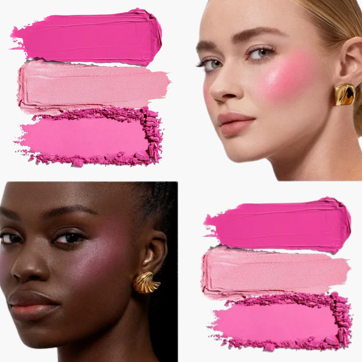 Morphe Cheek Thrills Multi-Finish Face Trio 10.8gm