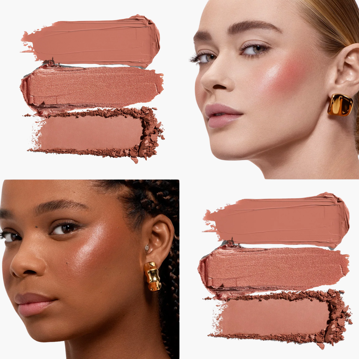 Morphe Cheek Thrills Multi-Finish Face Trio 10.8gm