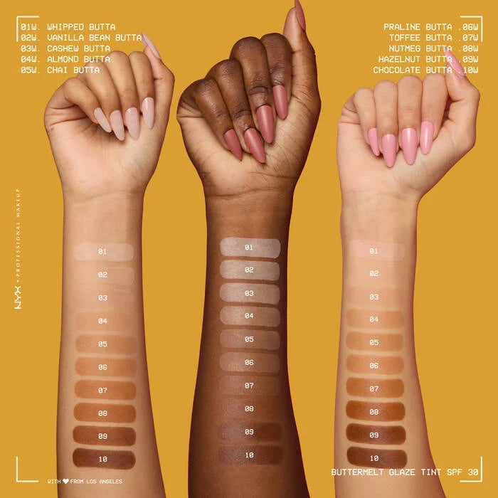 NYX Buttermelt Glazed Soft Glow Tint Sunscreen SPF 30 30ml