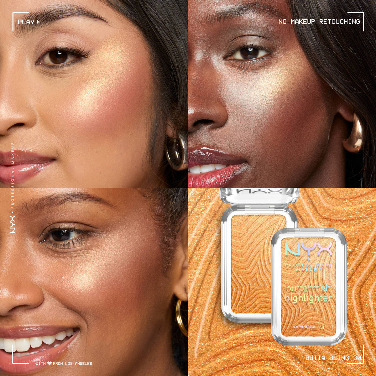 Nyx Buttermelt Highlighter 5gm