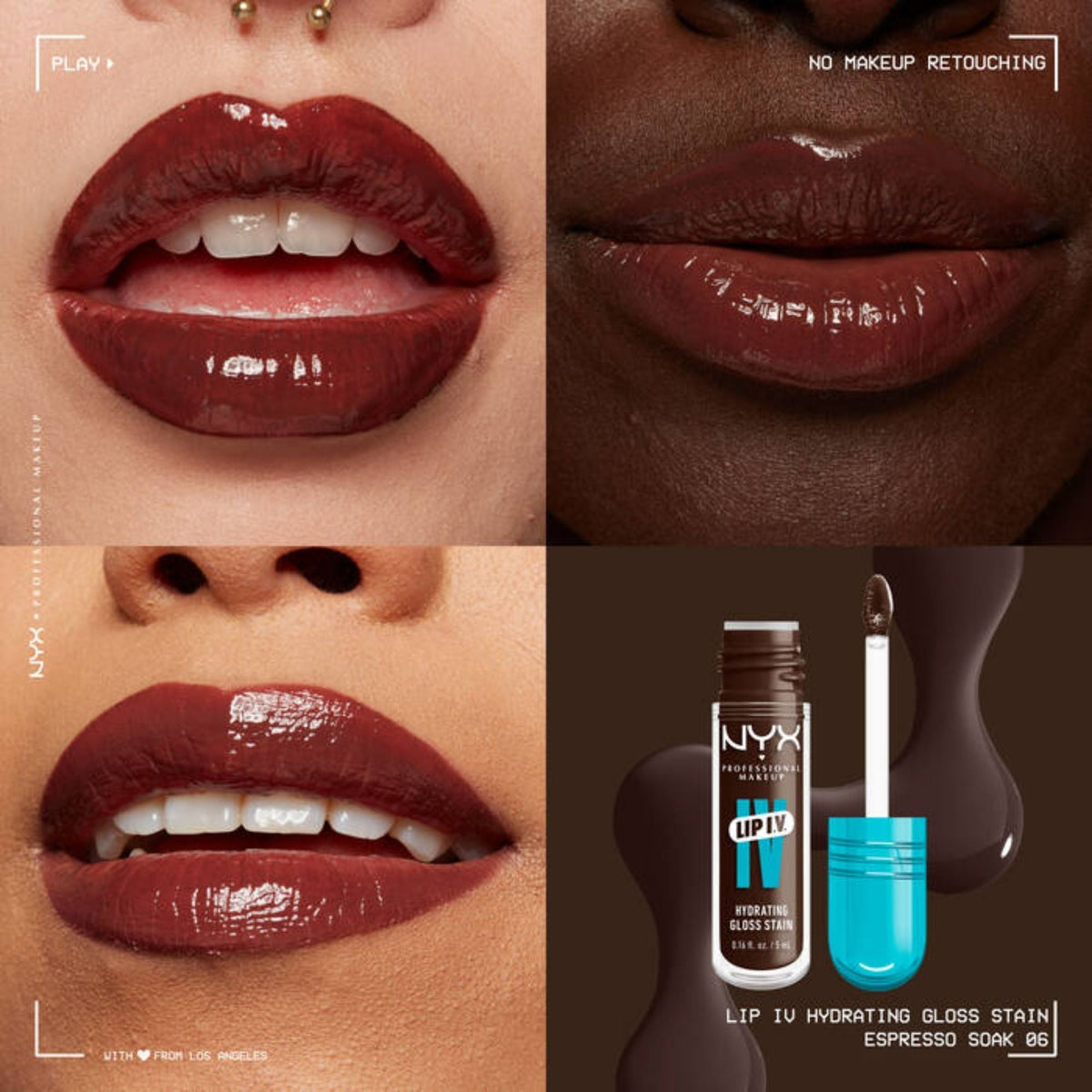 NYX Lip IV Hydrating Gloss Stain 5ml
