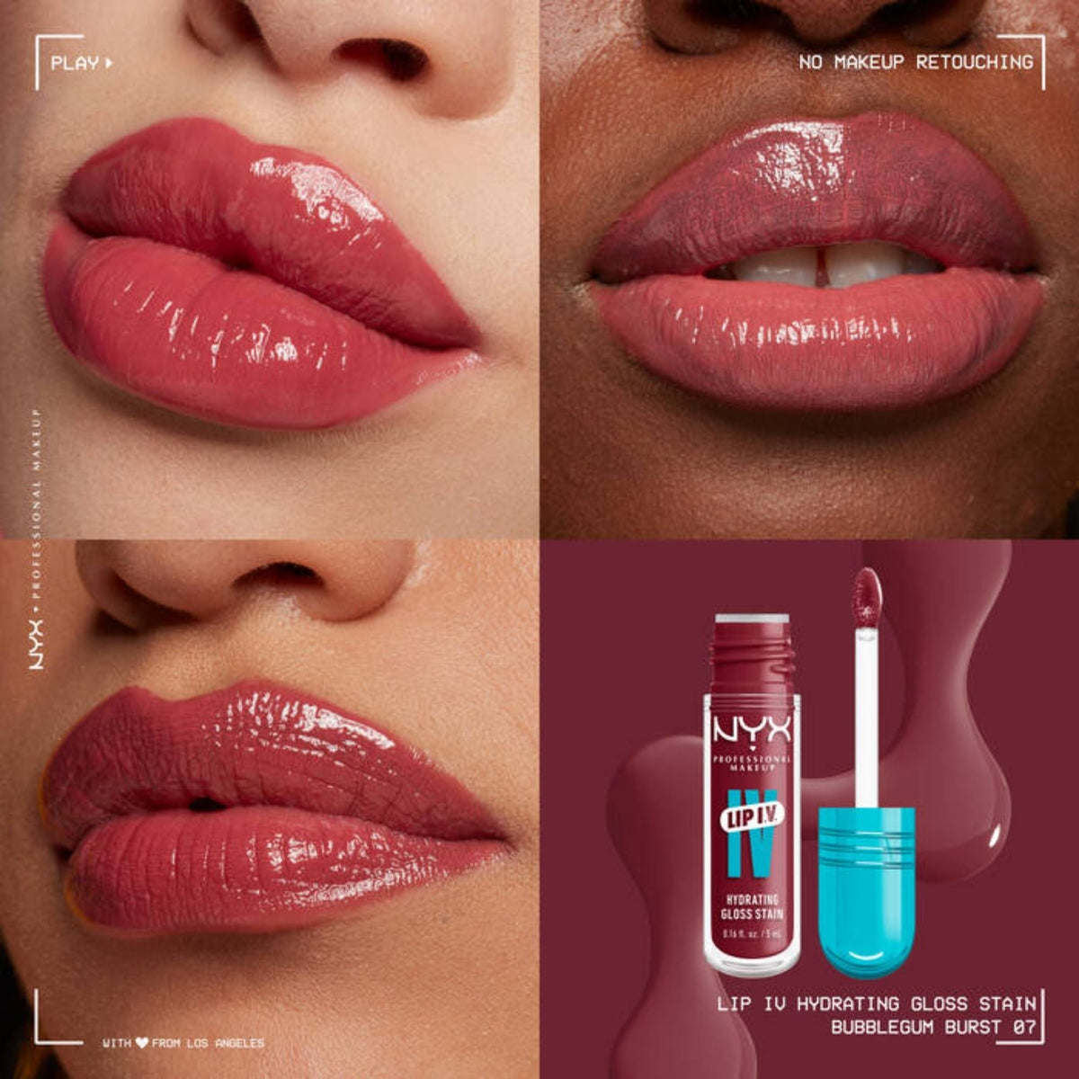 NYX Lip IV Hydrating Gloss Stain 5ml