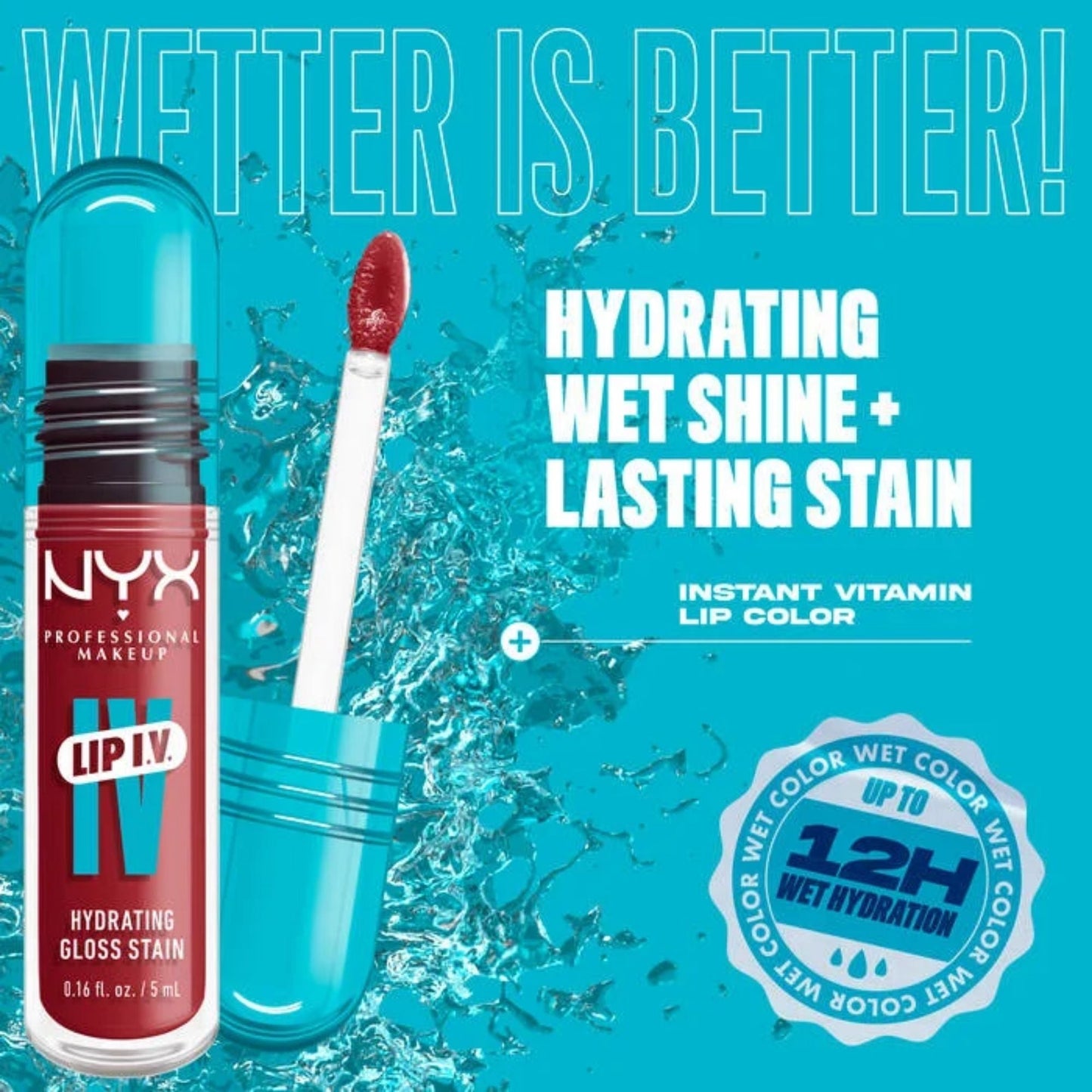 NYX Lip IV Hydrating Gloss Stain 5ml