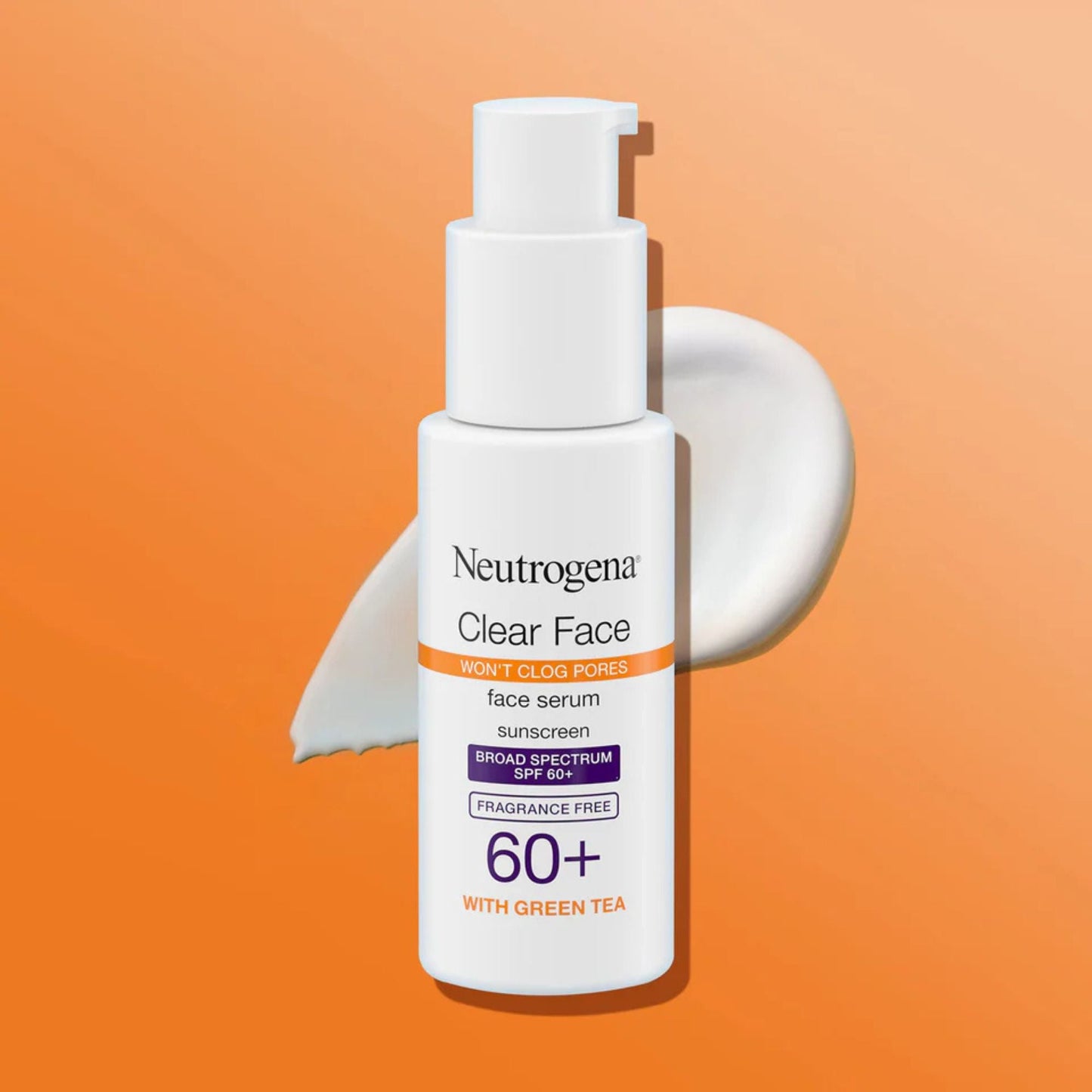 Neutrogena Clear Face Serum Sunscreen SPF 60 with Green Tea
