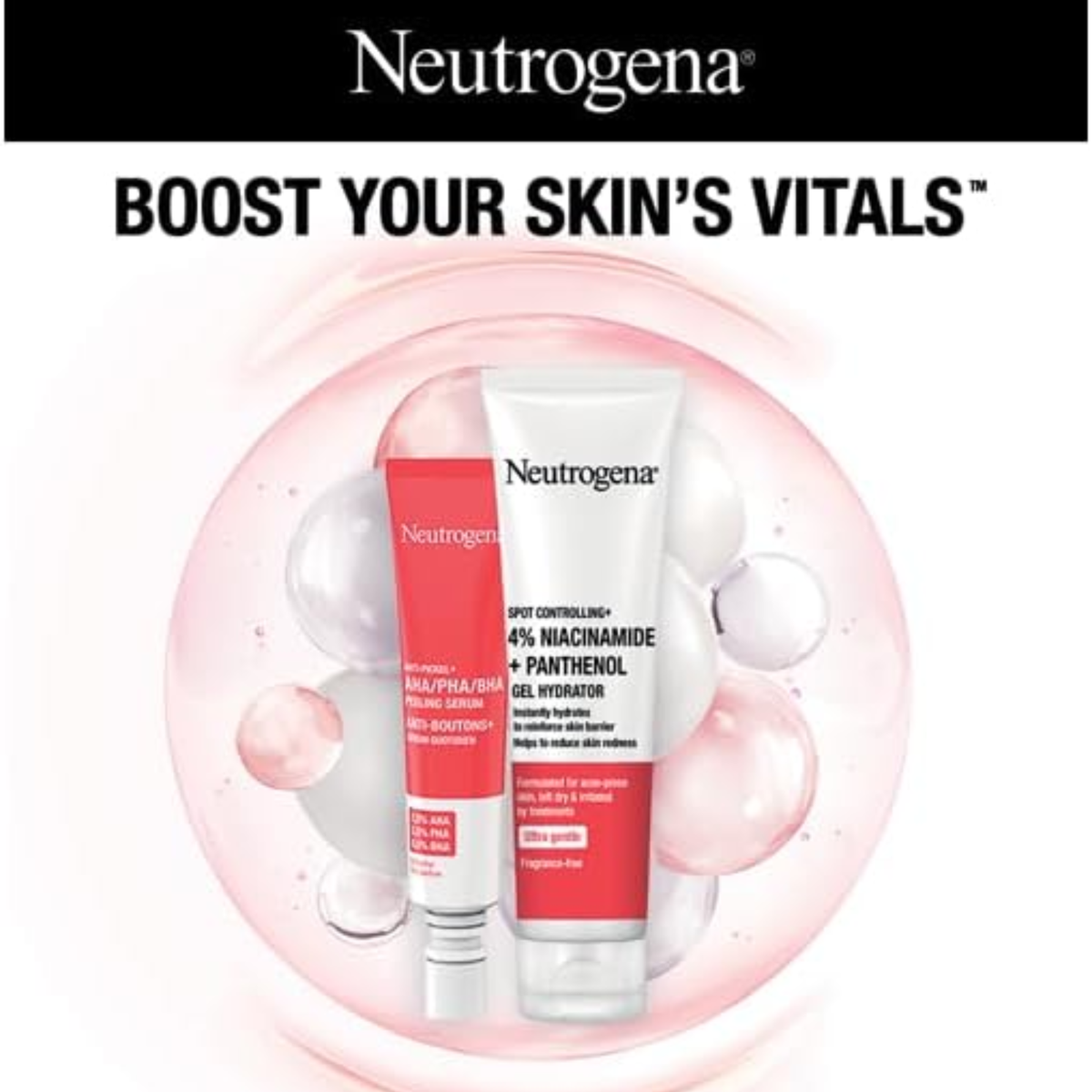 Neutrogena Spot Controlling Gel Hydrator 4% Niacinamide+Panthenol