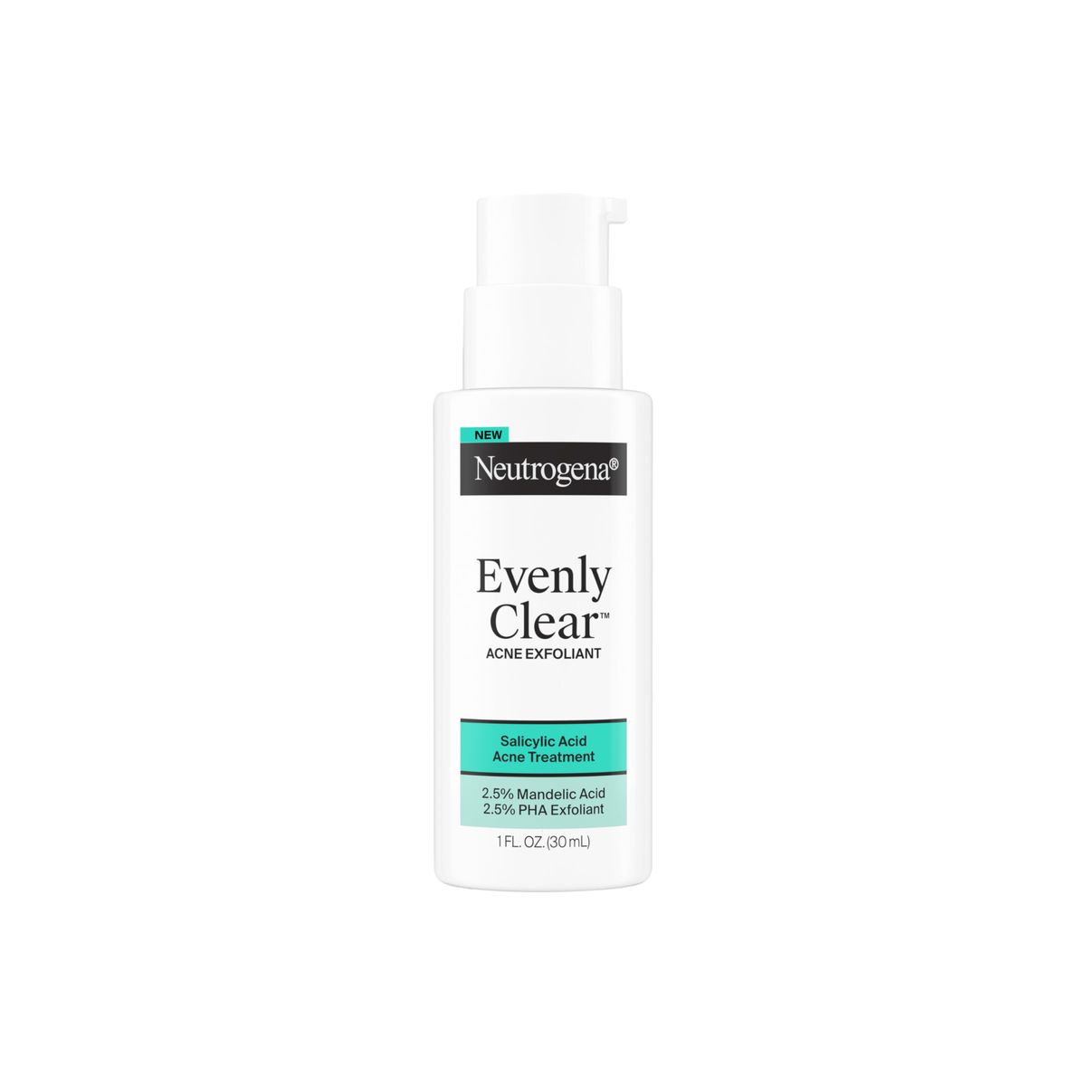 Neutrogena Evenly Clear Acne Exfoliant with Salicylic Acid Acne Treatment 30ml
