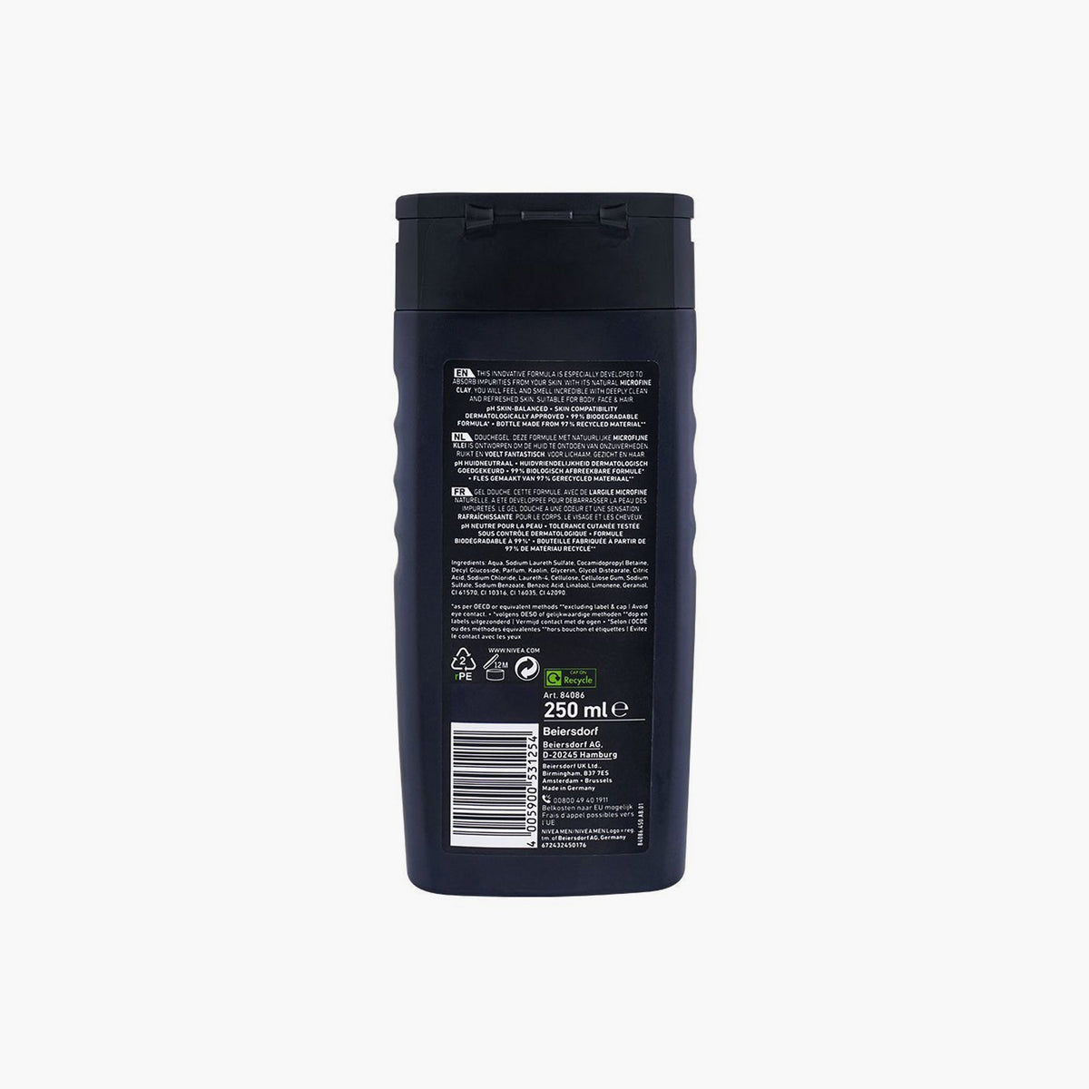 Nivea Deep Clean Shower Gel 250ml