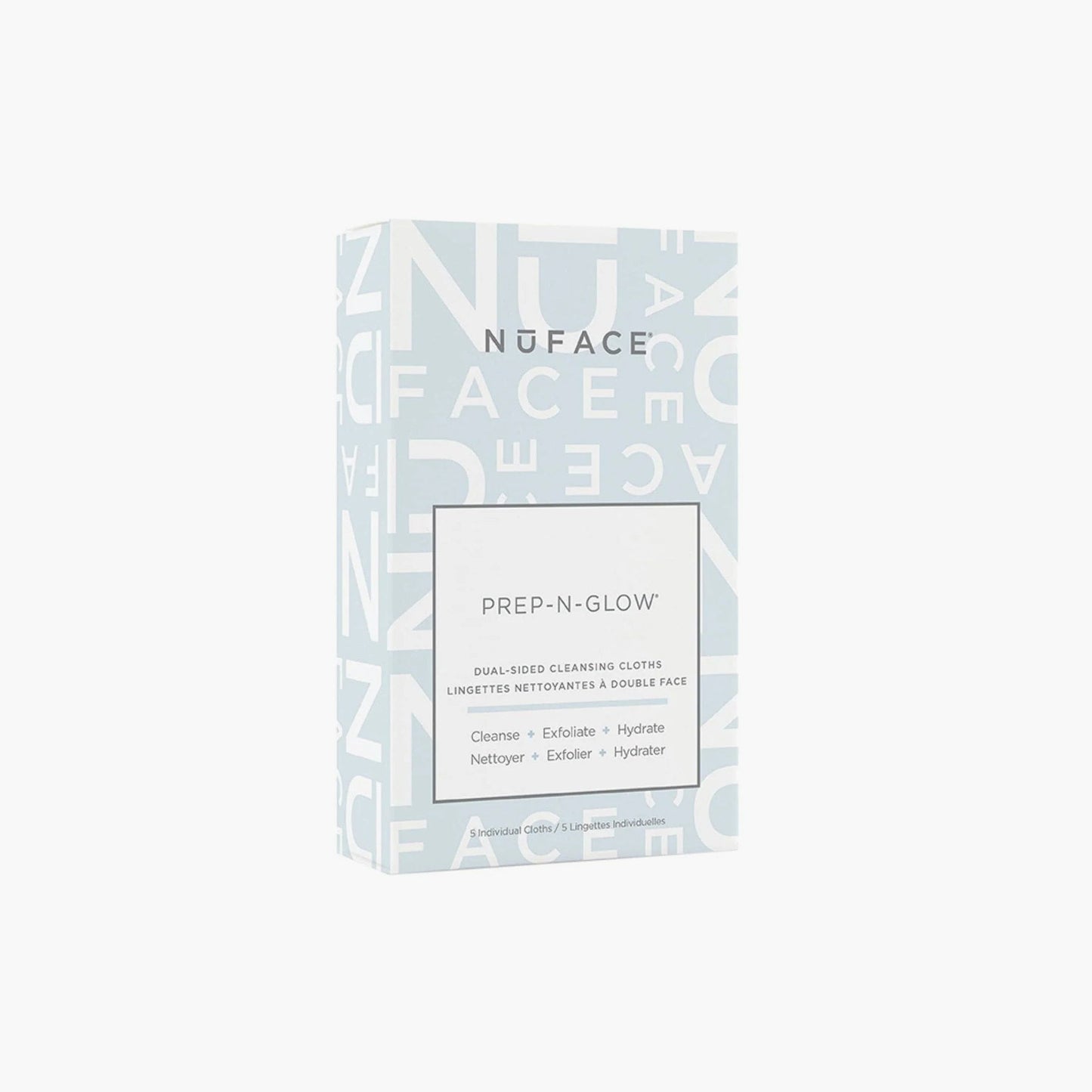 NuFACE Prep-N-Glow Cleansing Cloth 5 Piece