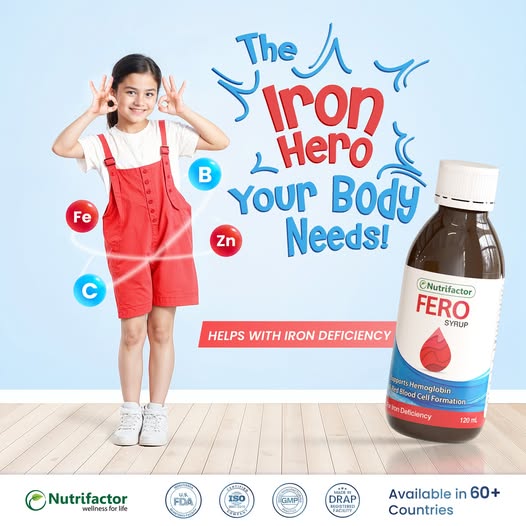 Nutrifactor Fero Syrup For Iron Deficiency 120ml