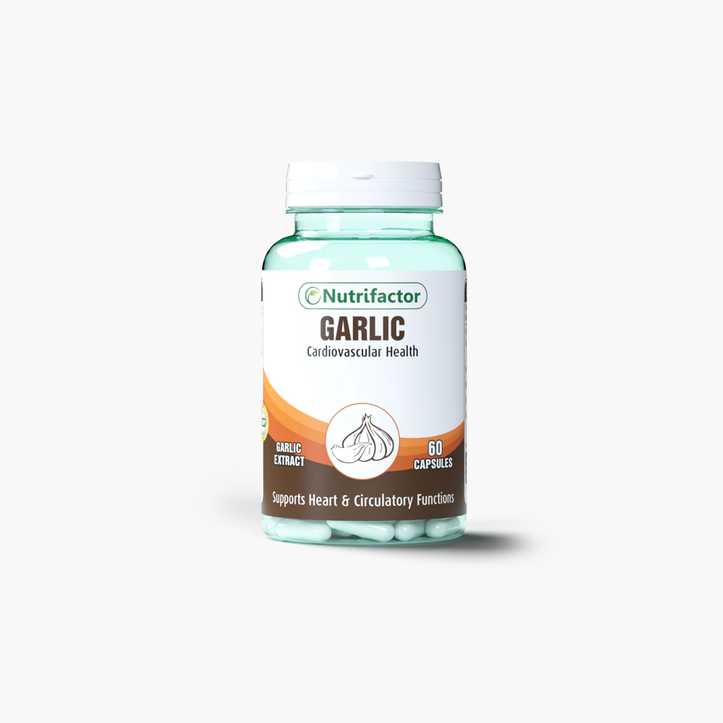 Nutrifactor Garlic Cardiovascular Health Supplements 60 Capsules