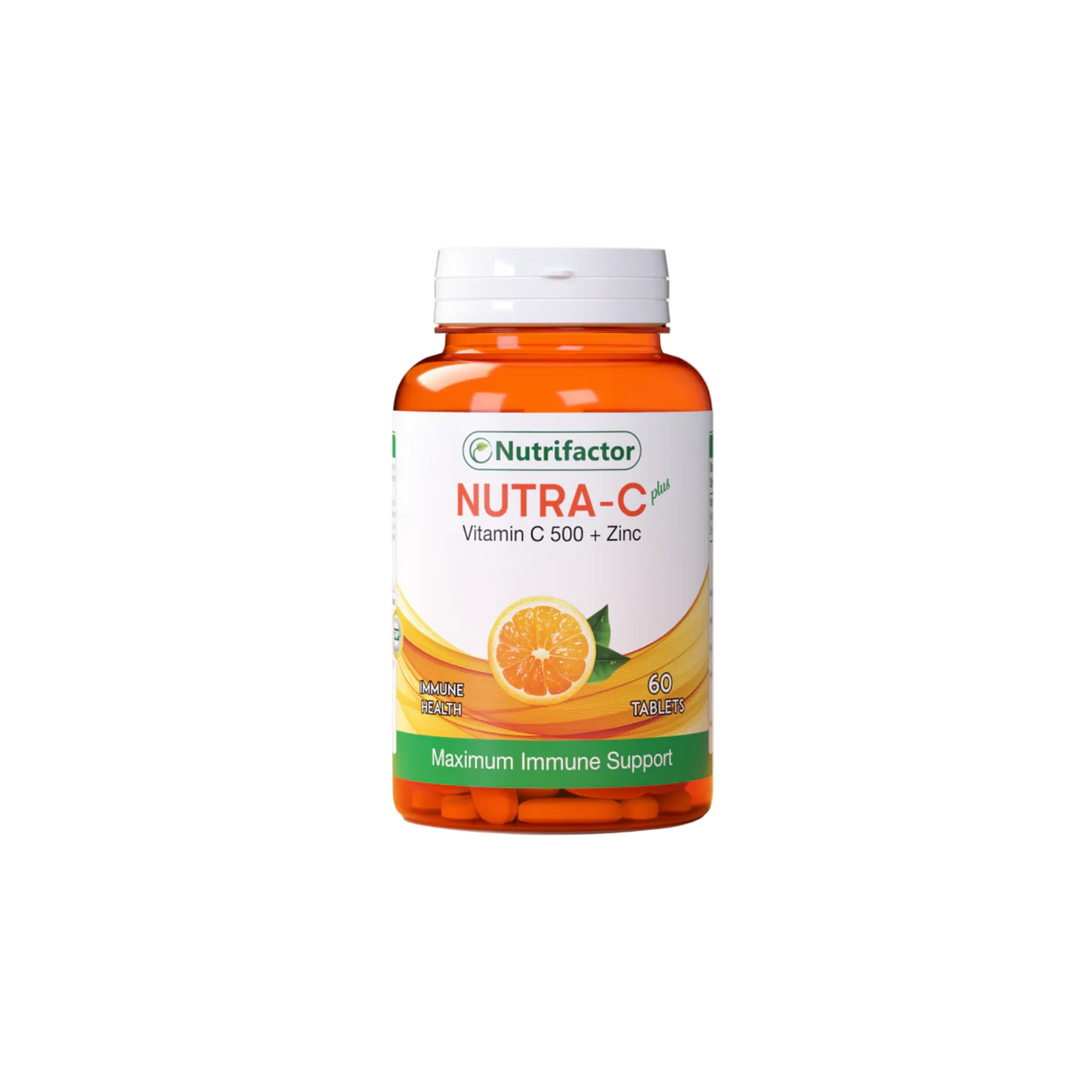 Nutrifactor Nutra-C Plus Vitamin C 500 + Zinc Supplements