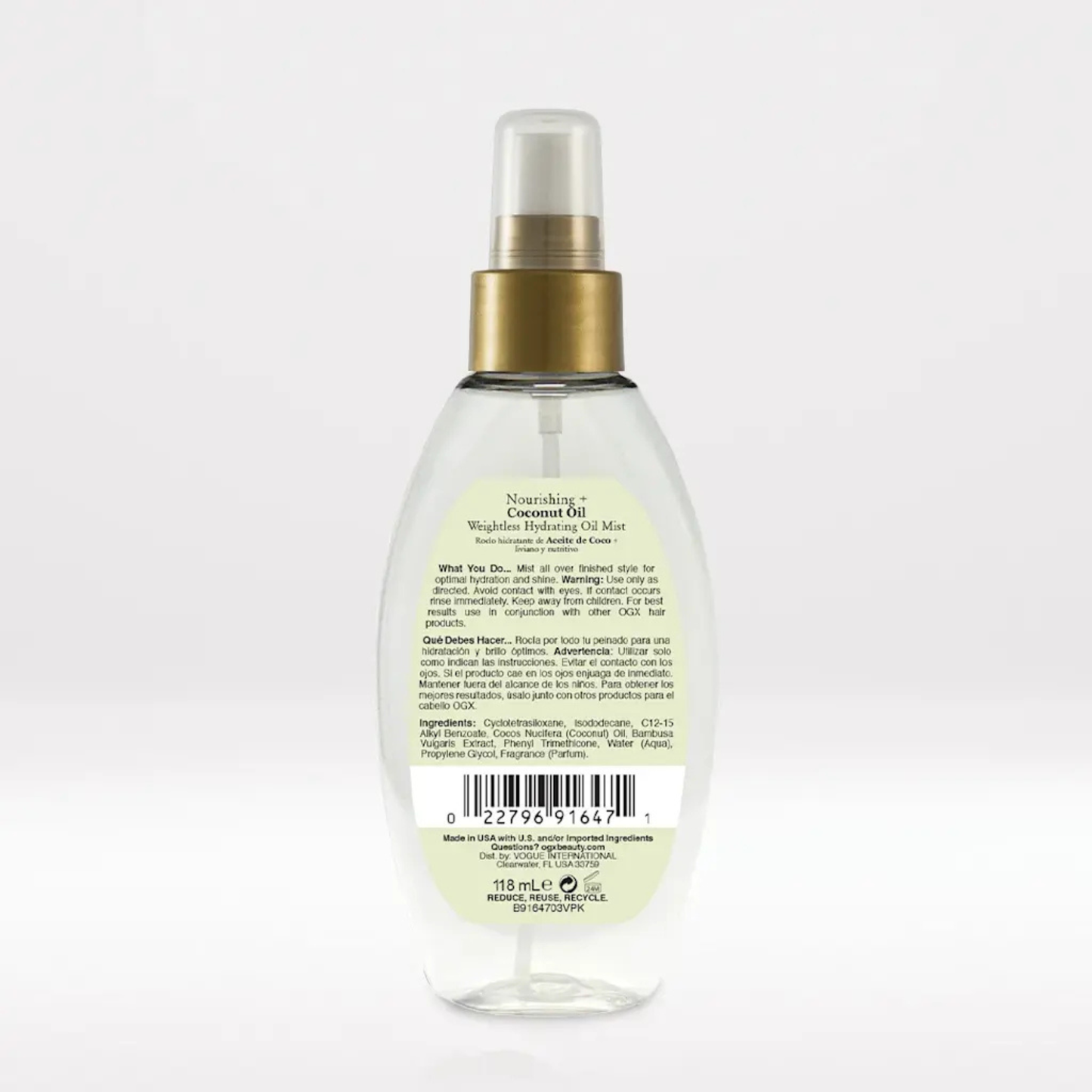 OGX Nourishing Coconut Oil Weightless Mist