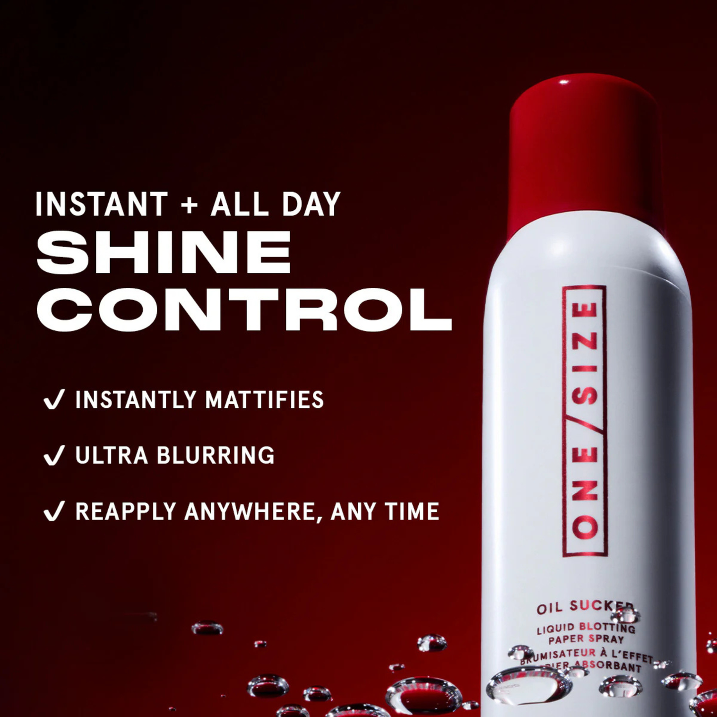 One Size Oil Sucker Liquid Blotting Paper Spray