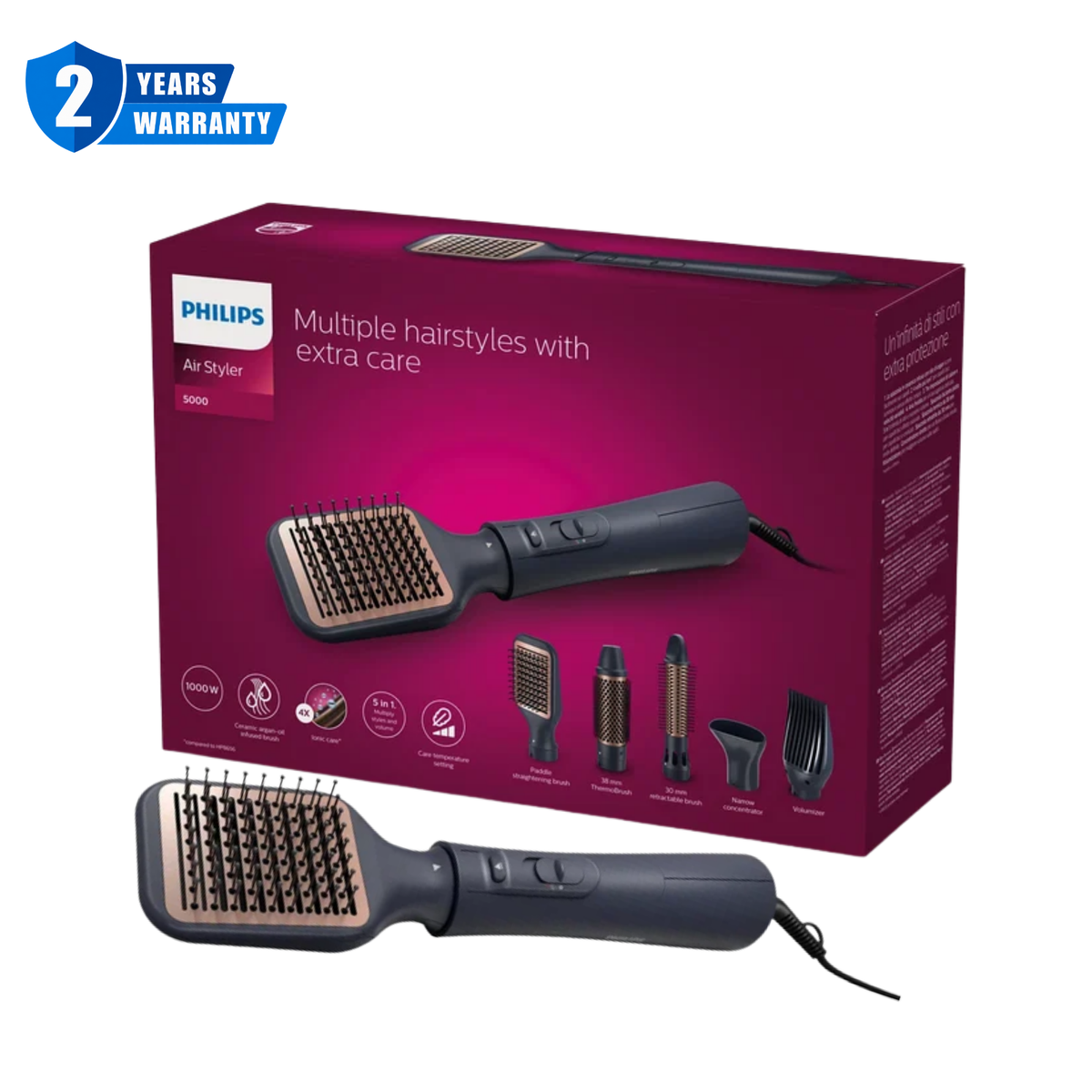 Philips 5000 Series Air Styler BHA530/03 1000W