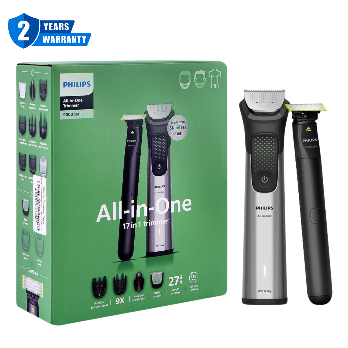 Philips 9000 Series Multigroom 17-In-1 Trimmer MG9535/15