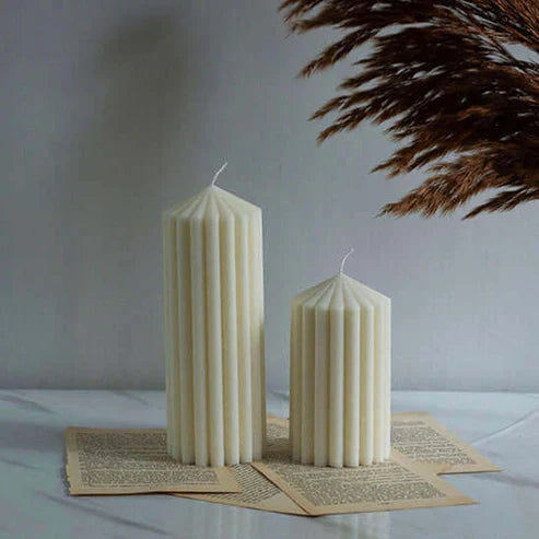 Candle Wick Store Pierre Pillar Candle