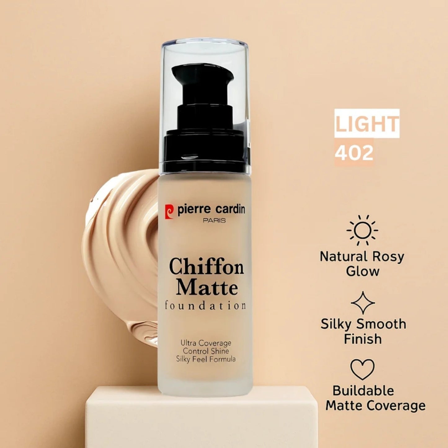 Pierre Cardin Paris Chiffon Matte Foundation 30ml