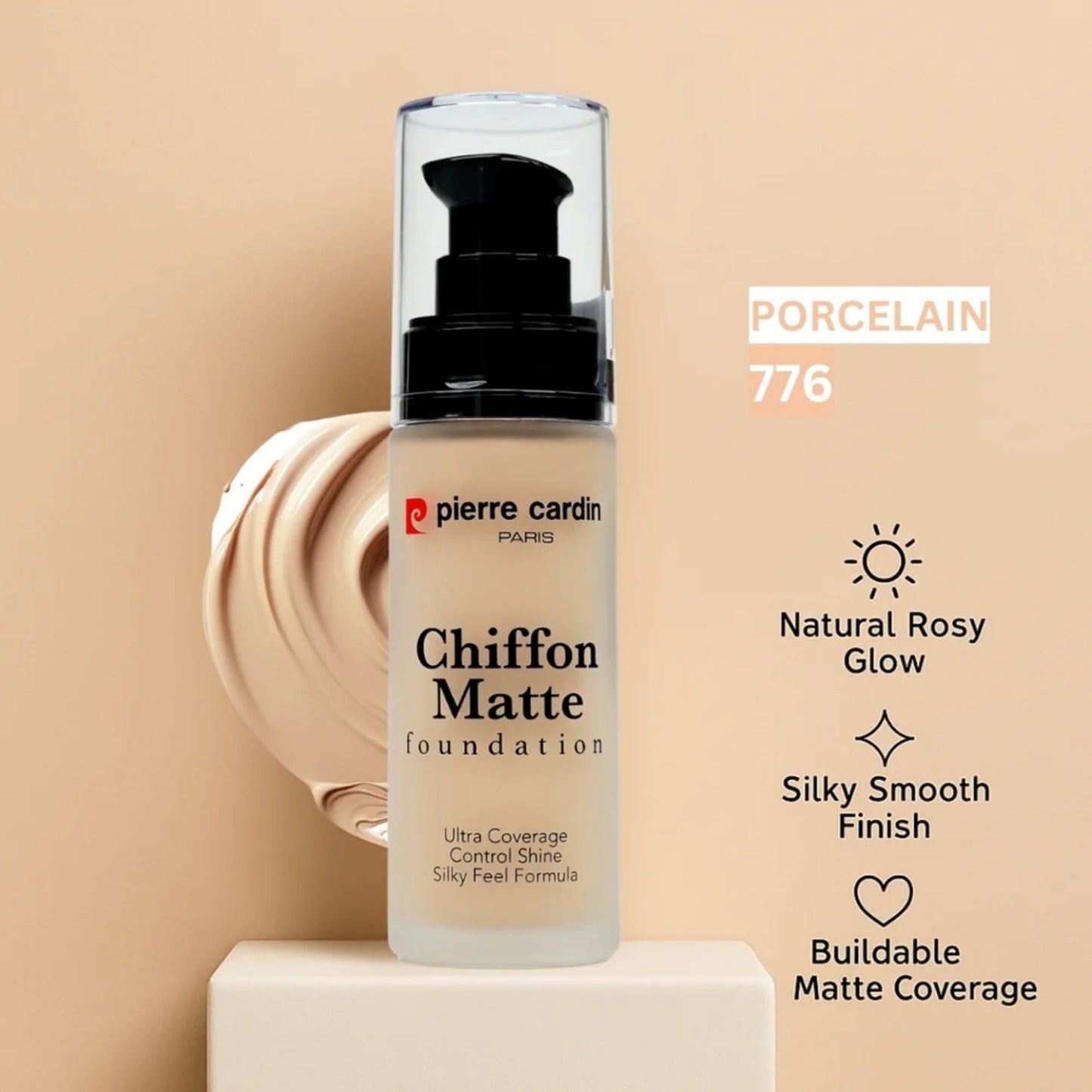 Pierre Cardin Paris Chiffon Matte Foundation 30ml