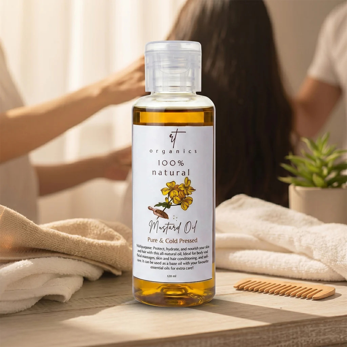 RT Organics Cold Pressed Mustard Oil