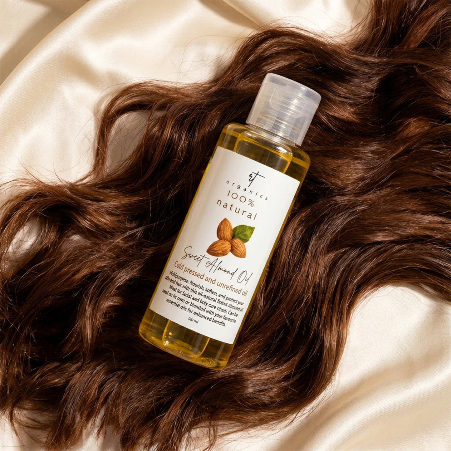 RT Organics Cold Pressed Sweet Almond Oil