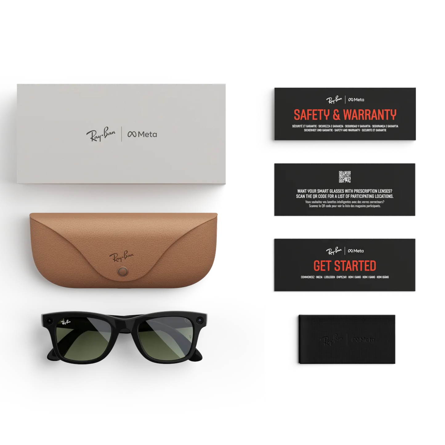 Ray-Ban Meta Wayfarer Gen 2 Shiny Black Glasses