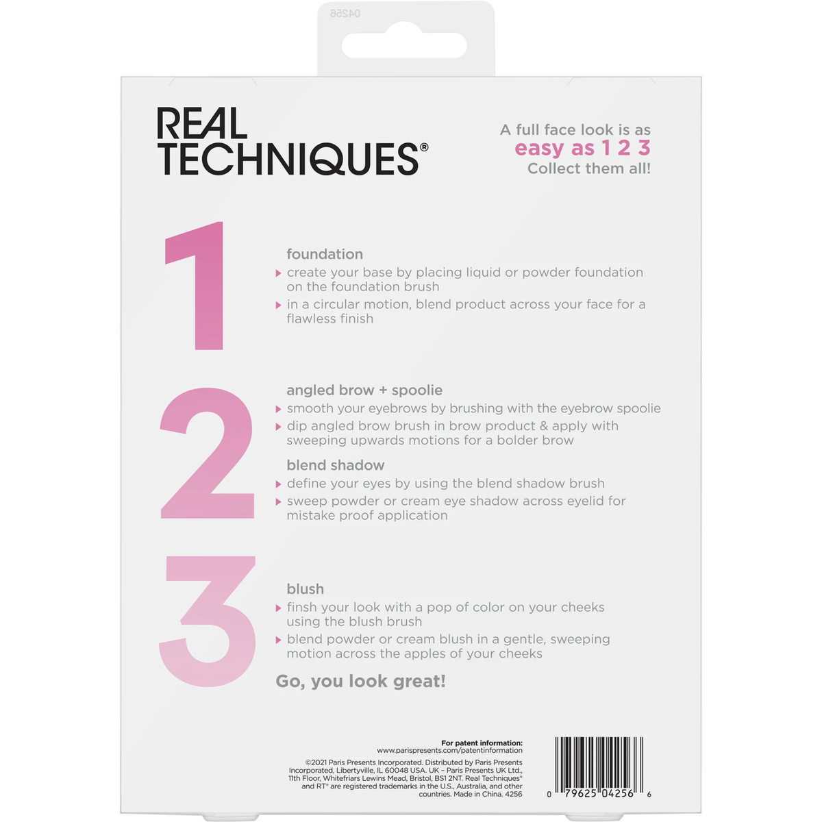Real Techniques Easy As 123 Basics Makeup Brush Kit