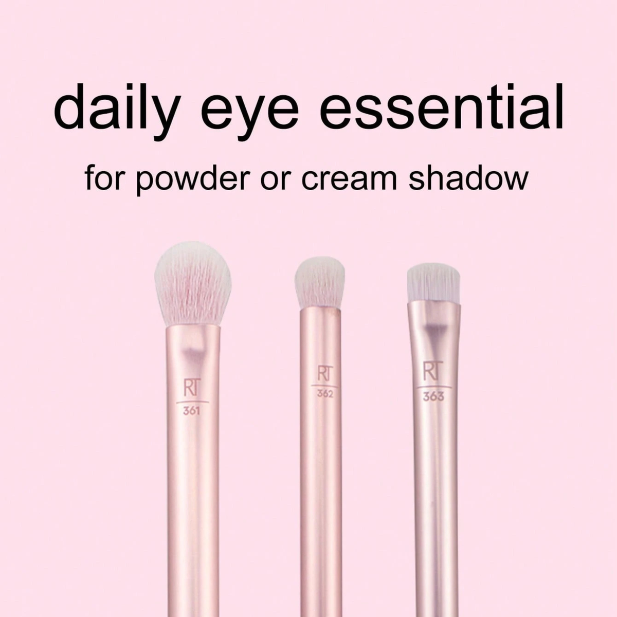 Real Techniques Everyday Eye Essentials Brush Set